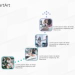 SmartArt Picture Picture Assending 4 Steps & Google Slides Theme