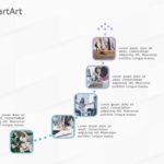 SmartArt Picture Picture Assending 5 Steps & Google Slides Theme