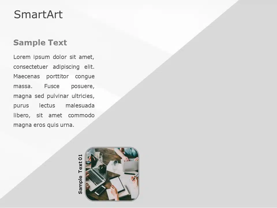 SmartArt Picture Picture Block 1 Steps & Google Slides Theme