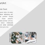 SmartArt Picture Picture Block 2 Steps & Google Slides Theme