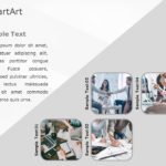 SmartArt Picture Picture Block 4 Steps & Google Slides Theme