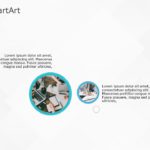 SmartArt Picture Picture Bubble 2 Steps & Google Slides Theme