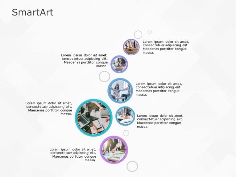 SmartArt Picture Picture Bubble 6 Steps