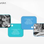 SmartArt Picture Picture Cluster 2 Steps & Google Slides Theme