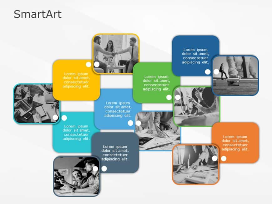 SmartArt Picture Picture Cluster 7 Steps