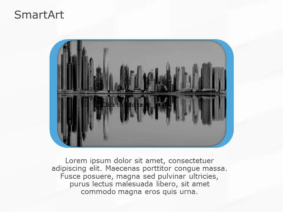 SmartArt Picture Picture Form 1 Steps & Google Slides Theme