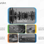 SmartArt Picture Picture Form 5 Steps & Google Slides Theme