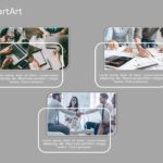 SmartArt Picture Picture Frame 3 Steps & Google Slides Theme