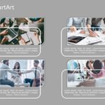 SmartArt Picture Picture Frame 4 Steps & Google Slides Theme