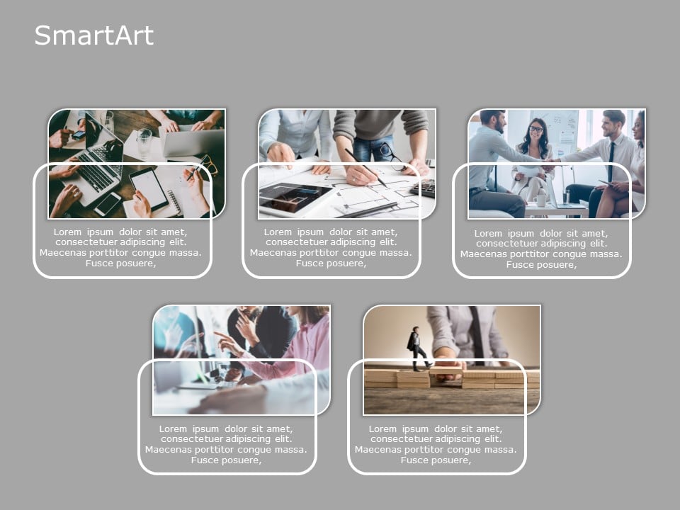 SmartArt Picture Picture Frame 5 Steps