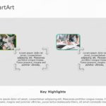 SmartArt Picture Picture Frames 2 Steps & Google Slides Theme