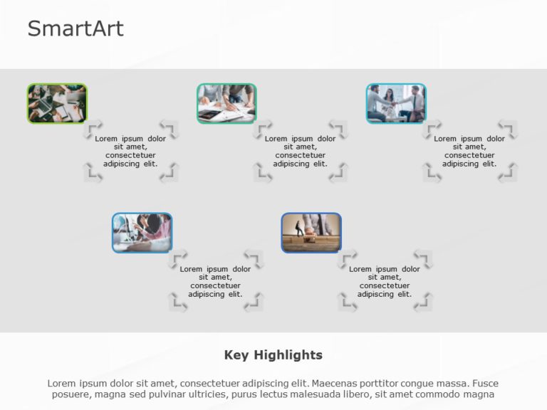 SmartArt Picture Picture Frames 5 Steps