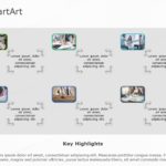 SmartArt Picture Picture Frames 6 Steps & Google Slides Theme