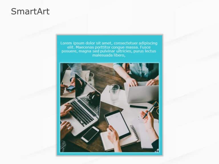 SmartArt Picture Picture Grid 1 Steps & Google Slides Theme