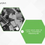 SmartArt Picture Picture Hexagon 1 Steps & Google Slides Theme