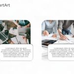 SmartArt Picture Picture List 2 Steps & Google Slides Theme