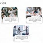 SmartArt Picture Picture List 3 Steps & Google Slides Theme