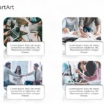 SmartArt Picture Picture List 4 Steps & Google Slides Theme