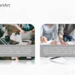 SmartArt Picture Picture Text 2 Steps & Google Slides Theme