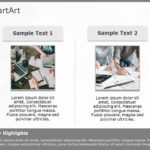SmartArt Picture Picture Title 2 Steps & Google Slides Theme
