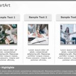SmartArt Picture Picture Title 3 Steps & Google Slides Theme