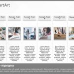 SmartArt Picture Picture Title 6 Steps & Google Slides Theme