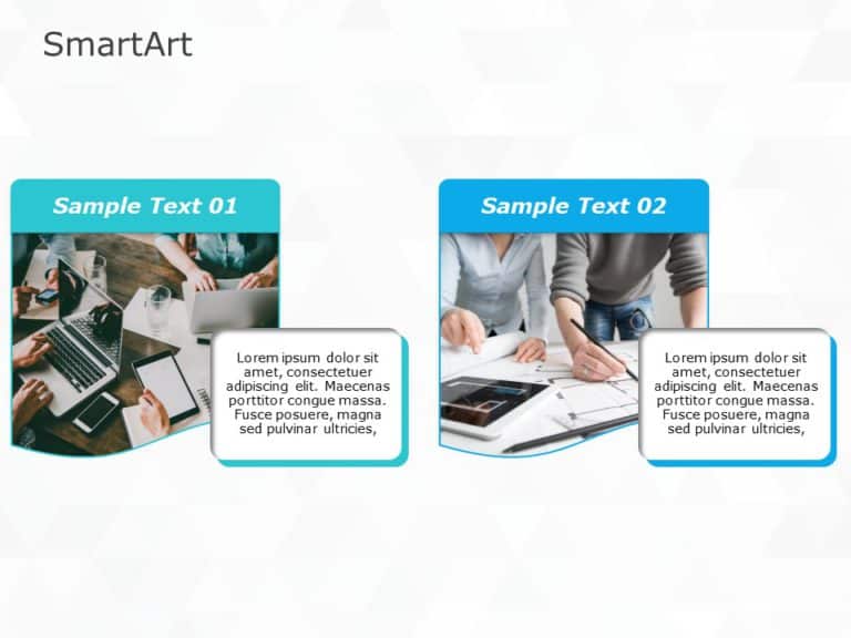 SmartArt Picture Picture Titled 2 Steps & Google Slides Theme