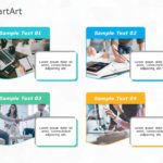 SmartArt Picture Picture Titled 4 Steps & Google Slides Theme