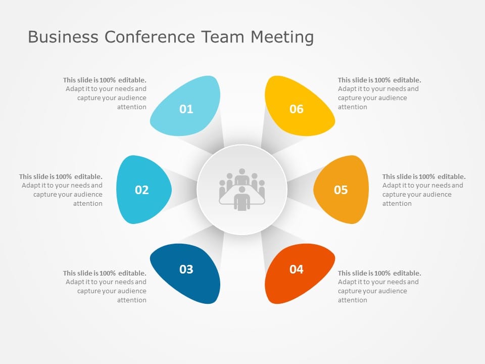 Team Meeting PowerPoint Template & Google Slides Theme