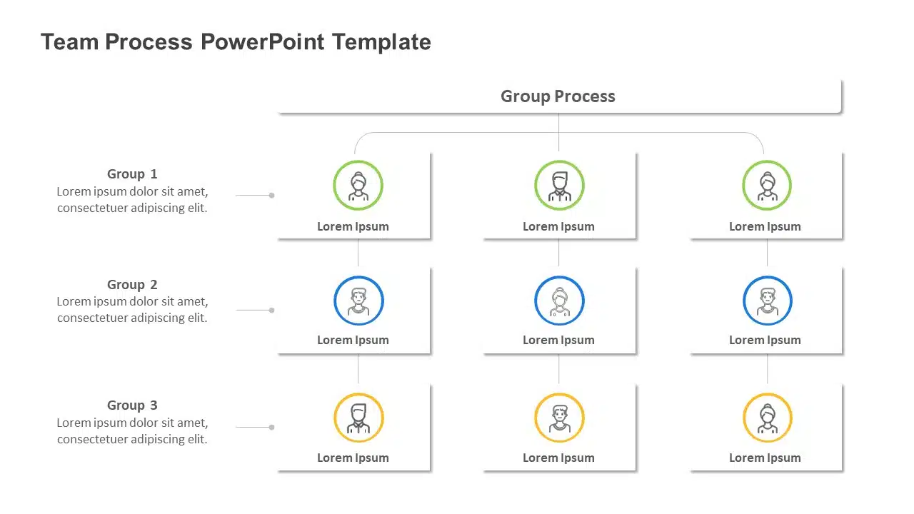 Team Process PowerPoint Template