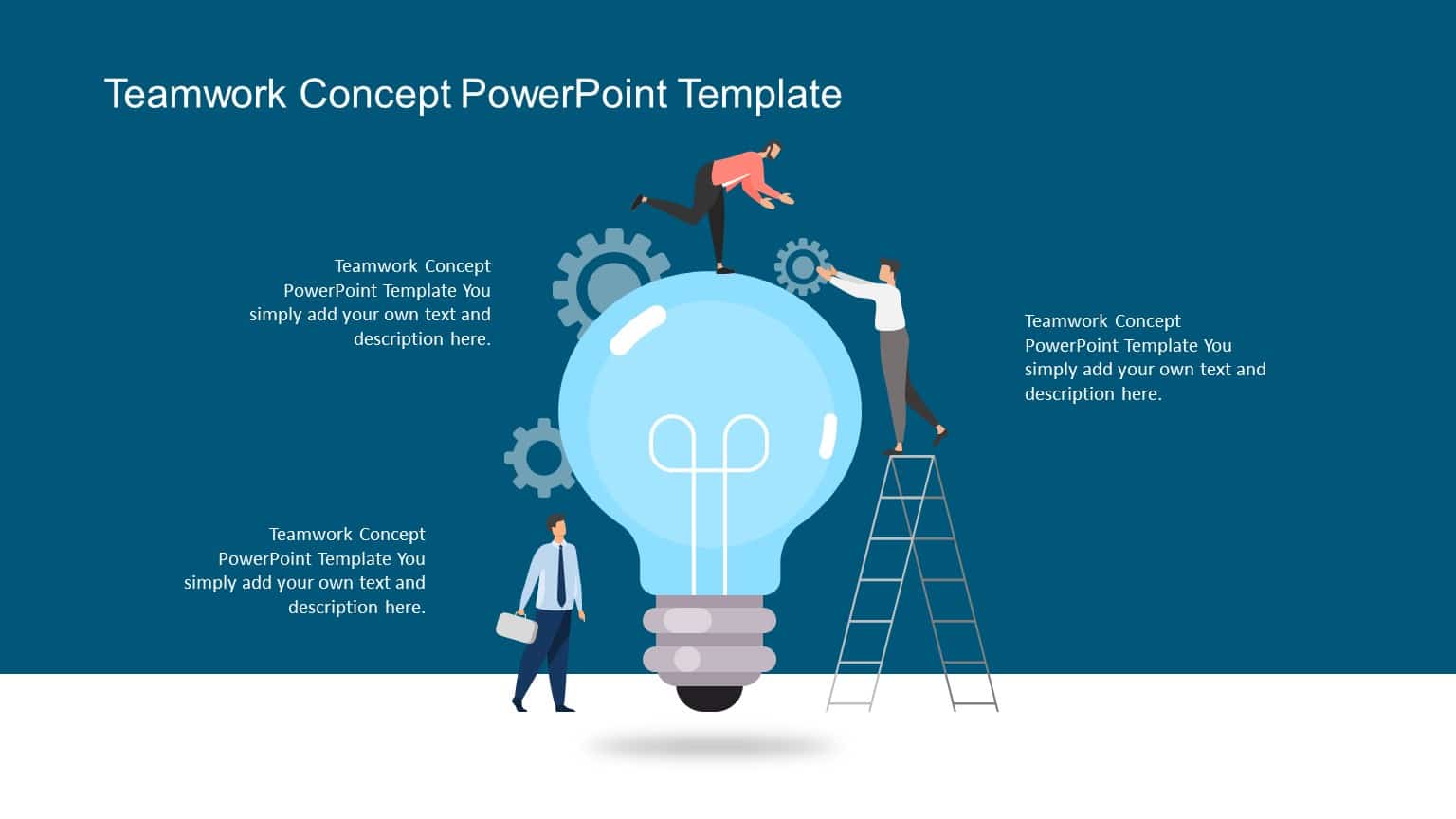 Teamwork Concept 1 PowerPoint Template & Google Slides Theme