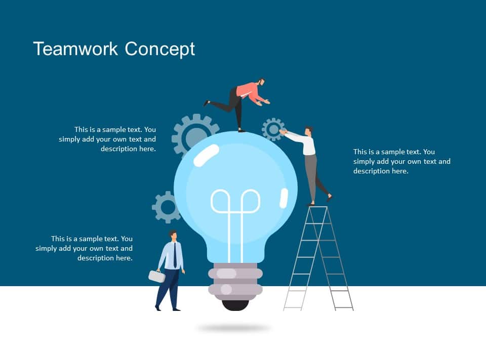 Teamwork Concept 1 PowerPoint Template
