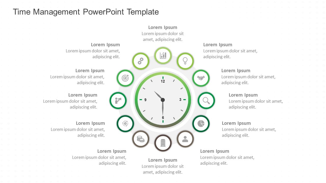 Time Management PowerPoint Template & Google Slides Theme