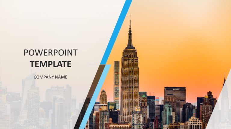 Urban Buildings PowerPoint Template & Google Slides Theme