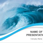 Waves Cover Title PowerPoint Template & Google Slides Theme