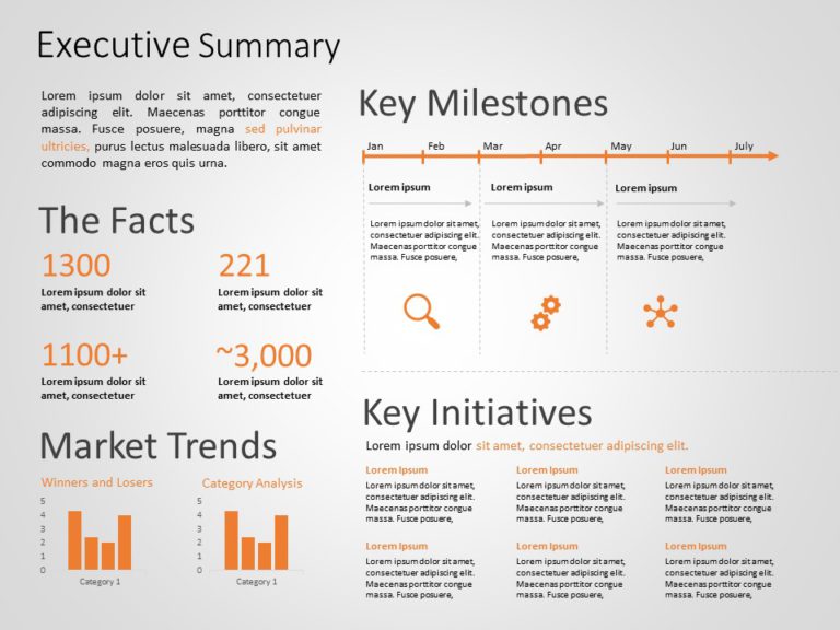 Animated Executive Summary PowerPoint Template 24 & Google Slides Theme