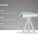 Binocular List PowerPoint Template & Google Slides Theme