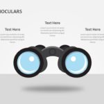 Binoculars PowerPoint Template & Google Slides Theme