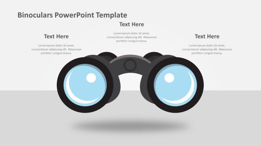 Binoculars PowerPoint Template