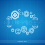 Blueprint Cover PowerPoint Template & Google Slides Theme