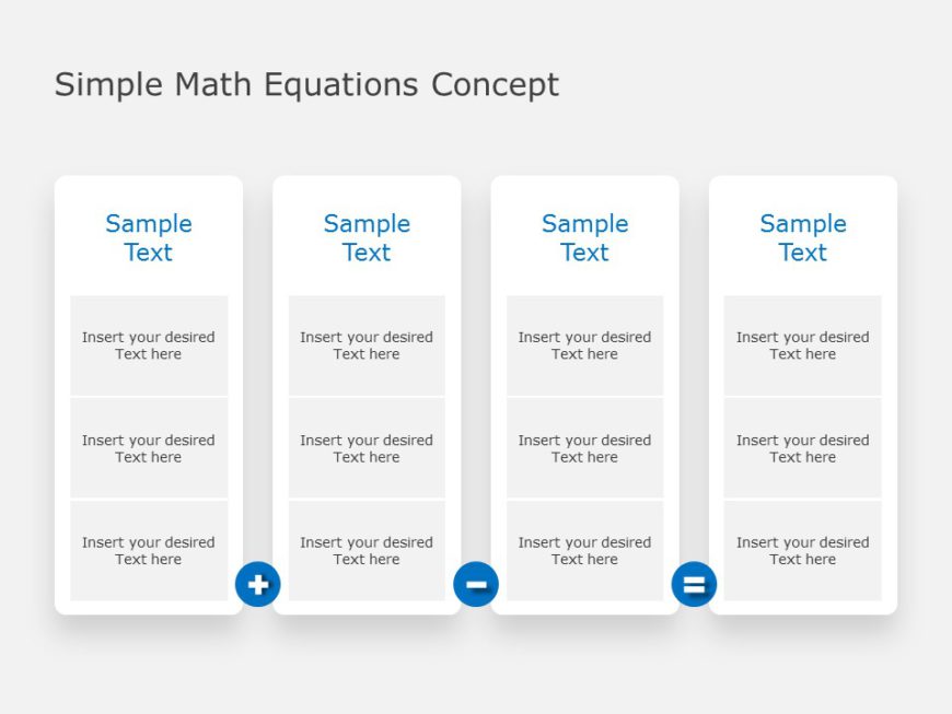 Equation Concept PowerPoint Template