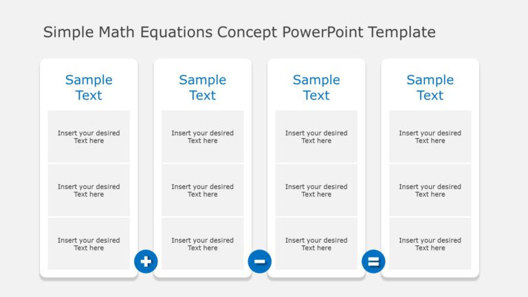 Equation Concept PowerPoint Template & Google Slides Theme