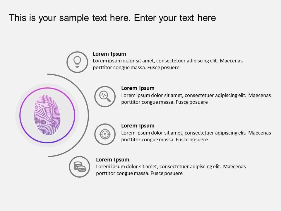 Fingerprint PowerPoint Template & Google Slides Theme