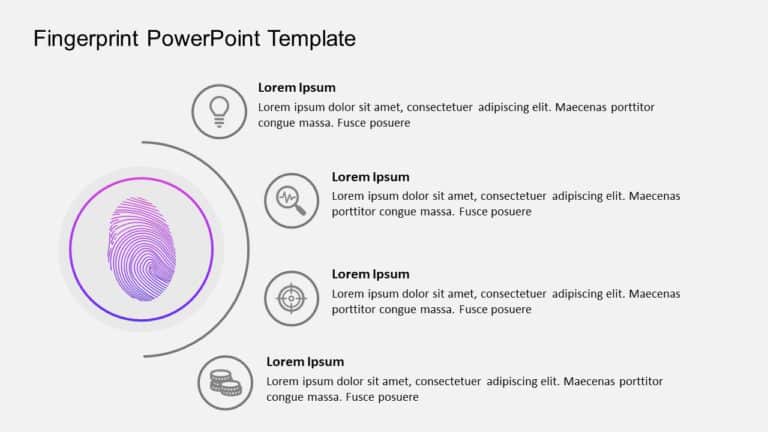 Fingerprint PowerPoint Template & Google Slides Theme