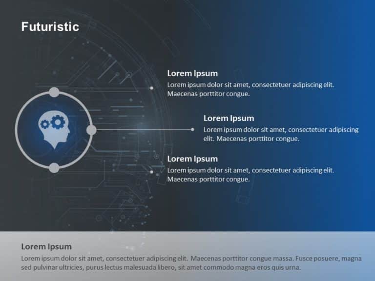 Futuristic AI PowerPoint Template & Google Slides Theme