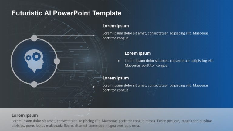 Futuristic AI PowerPoint Template & Google Slides Theme