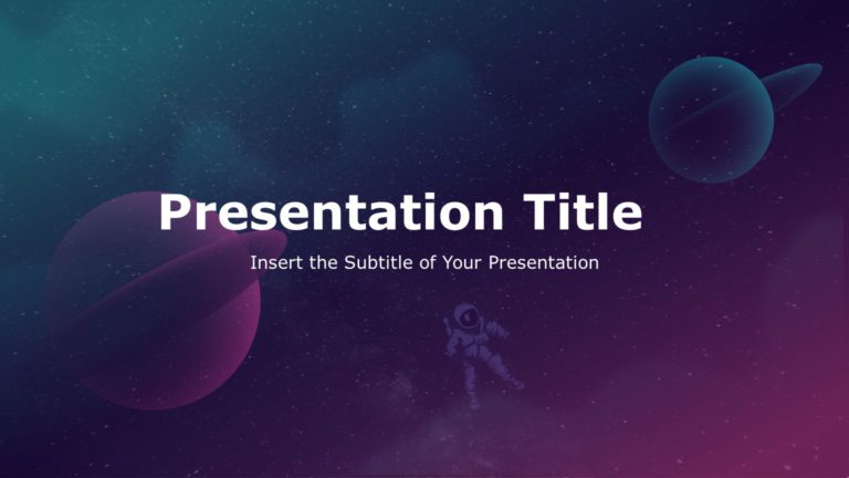 Galaxy PowerPoint Template & Google Slides Theme