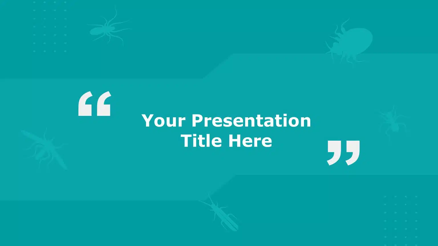 Insects PowerPoint Template & Google Slides Theme