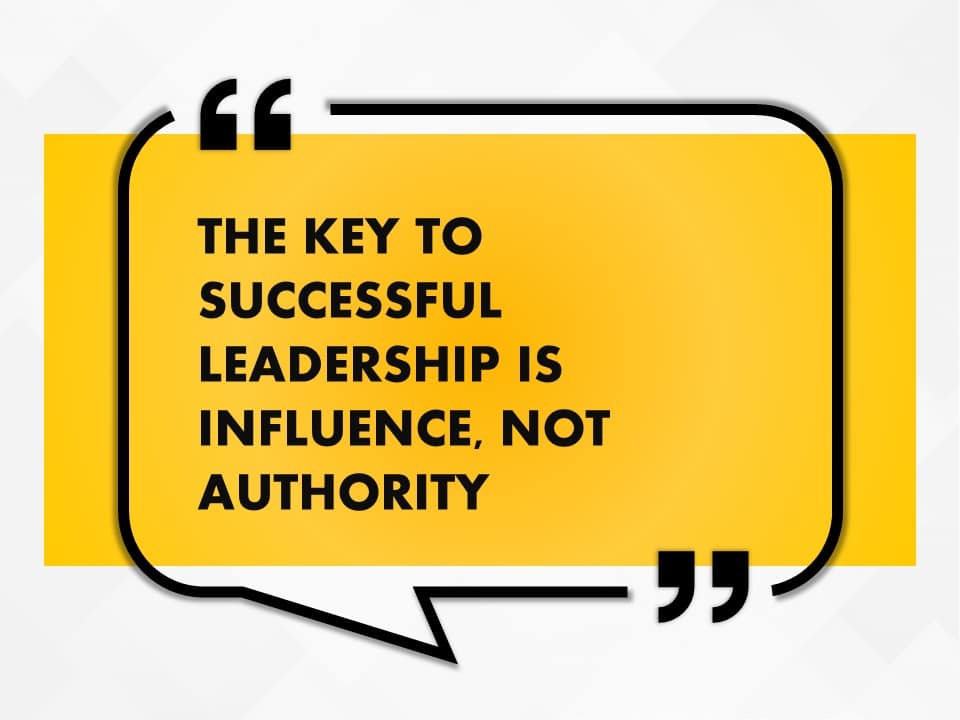Leadership Quote PowerPoint Template