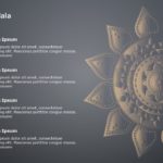 Free Mandala List PowerPoint Template & Google Slides Theme